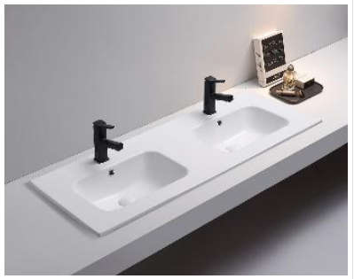 KDK Bathware OMW1200 - Square Ceramic top Matte White | Hera Bathware