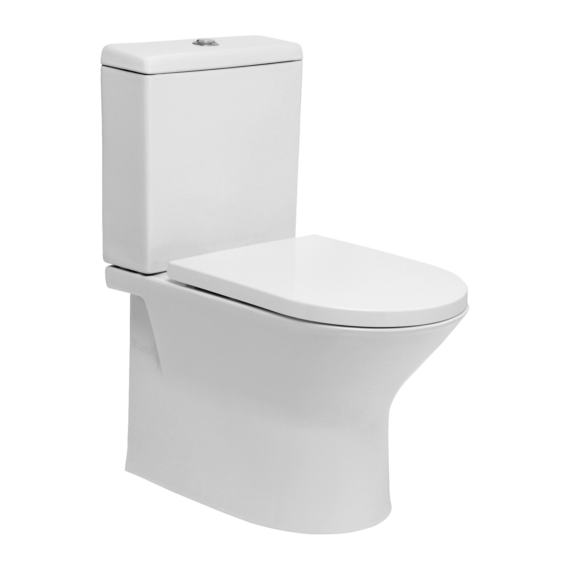 Johnson Suisse Emilia Back To Wall Rimless Toilet Suite With Urea Soft Close Seat 683.10 at Hera Bathware