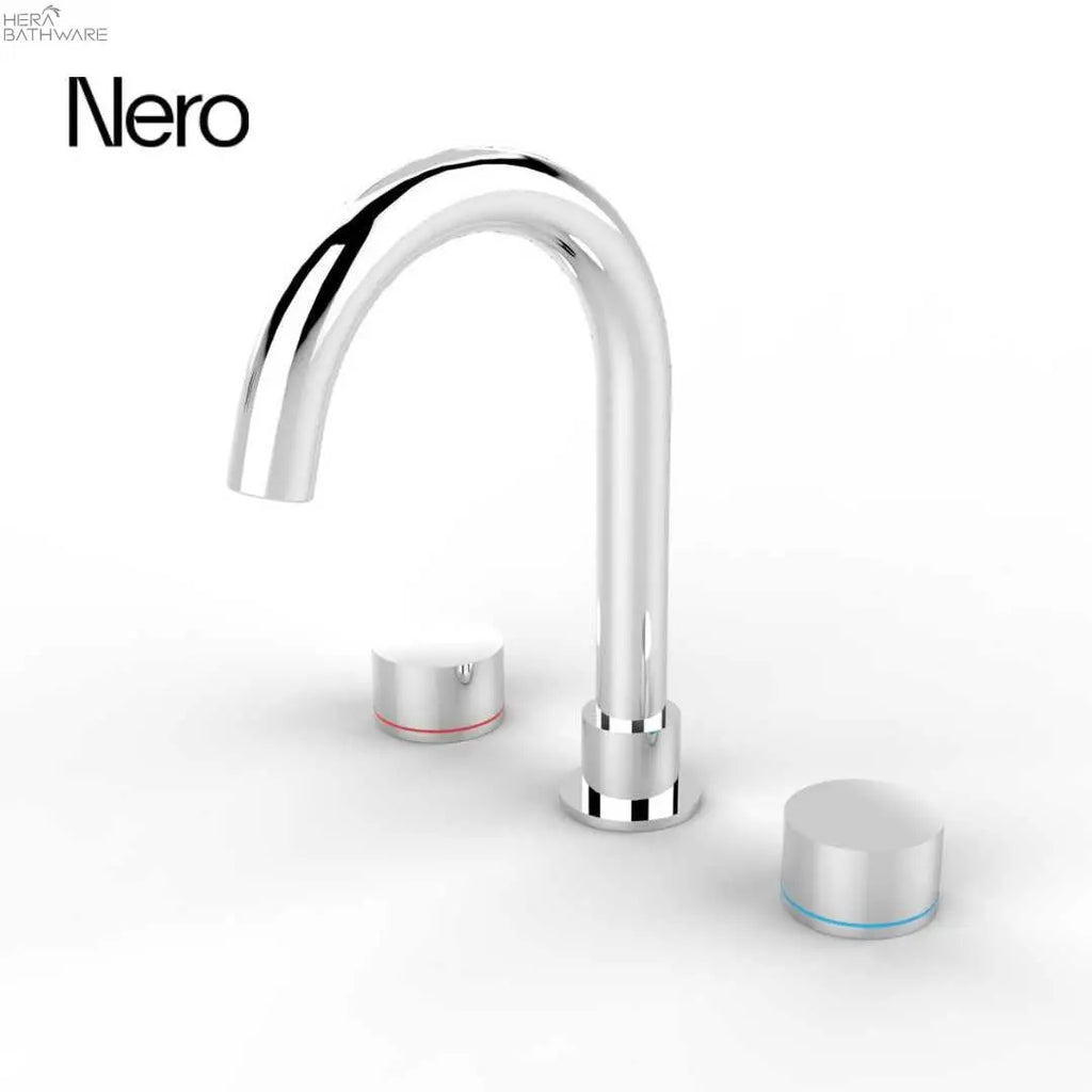 Nero KARA Basin Set - Chrome  at Hera Bathware