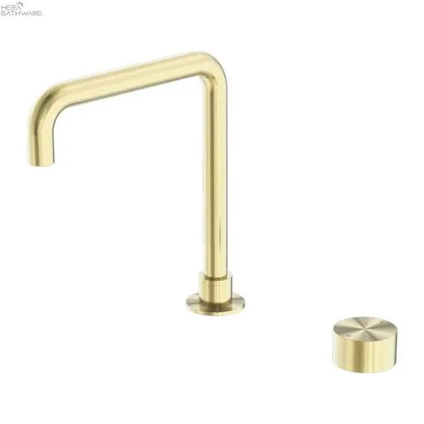 Nero KARA Progressive Tall Basin Set - Brushed Gold 525.69 at Hera Bathware