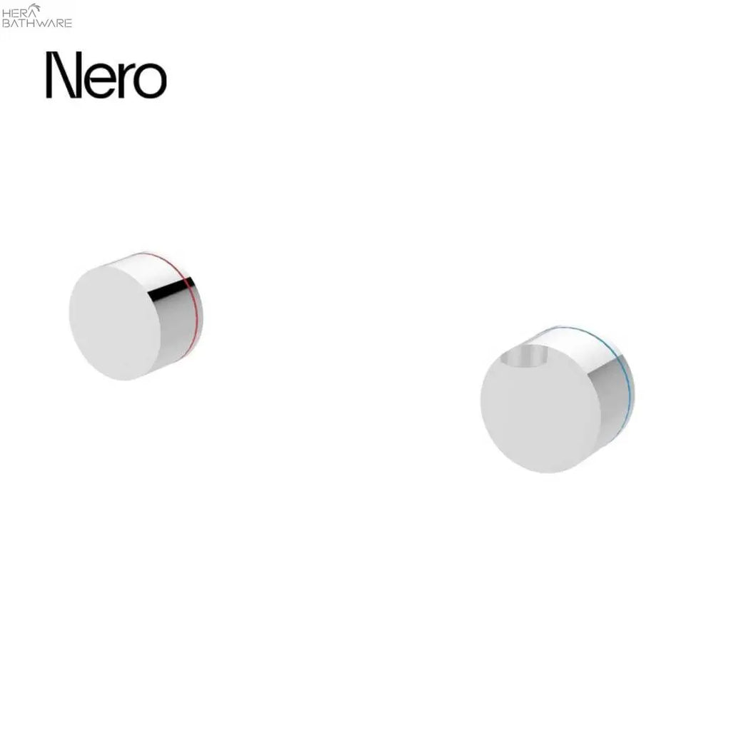 Nero KARA Wall Top Assemblies - Chrome  at Hera Bathware