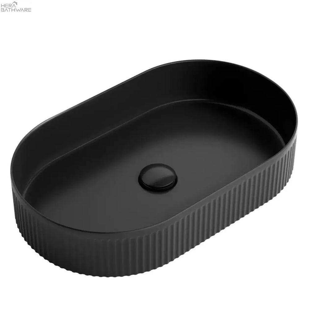 Hera Bathware SHELL Oval Fluted Above Counter Basin 299.00 at Hera Bathware