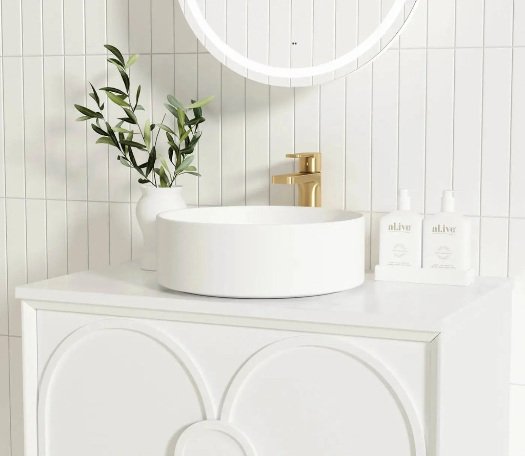 Otti LAGUNA 750mm Stain White Vanity | Hera Bathware