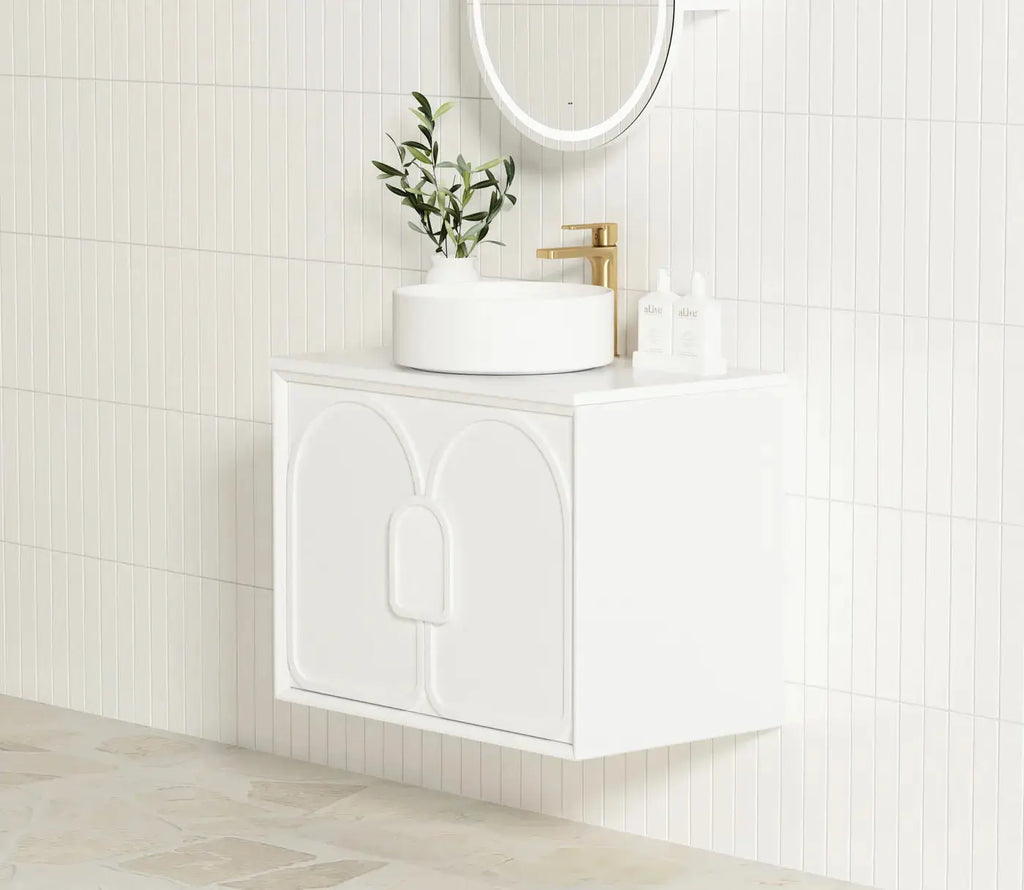 Otti LAGUNA 750mm Stain White Vanity | Hera Bathware