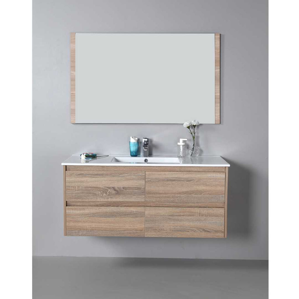 Aulic Leo Timber Look Wall Hung Vanity 750mm 505.00 at Hera Bathware