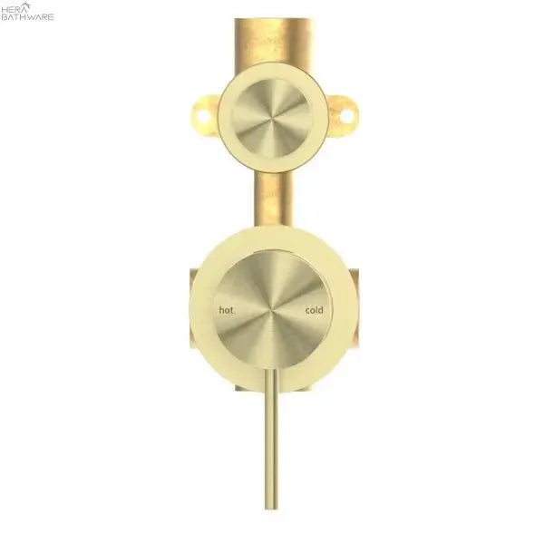 Nero MECCA Shower Mixer with Diverter Separate - Brushed Gold 356.40 at Hera Bathware