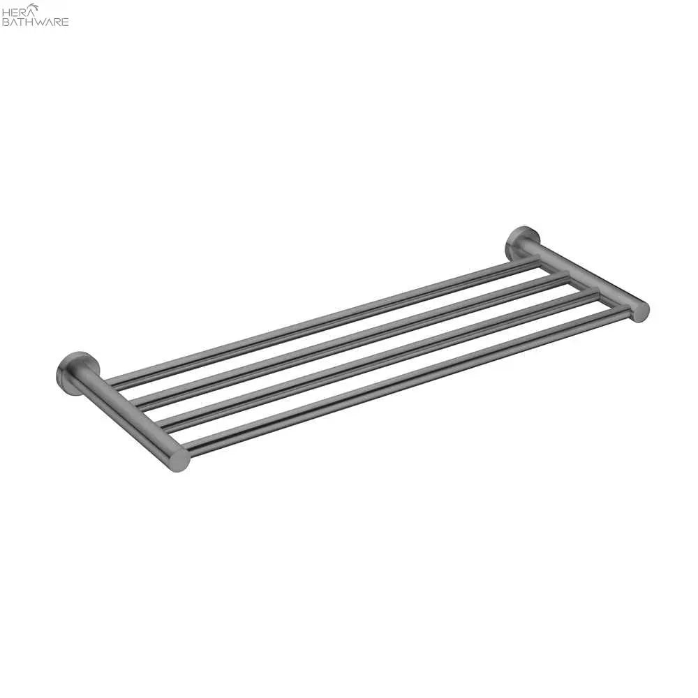 Nero MECCA Towel Rack - Gun Metal  at Hera Bathware