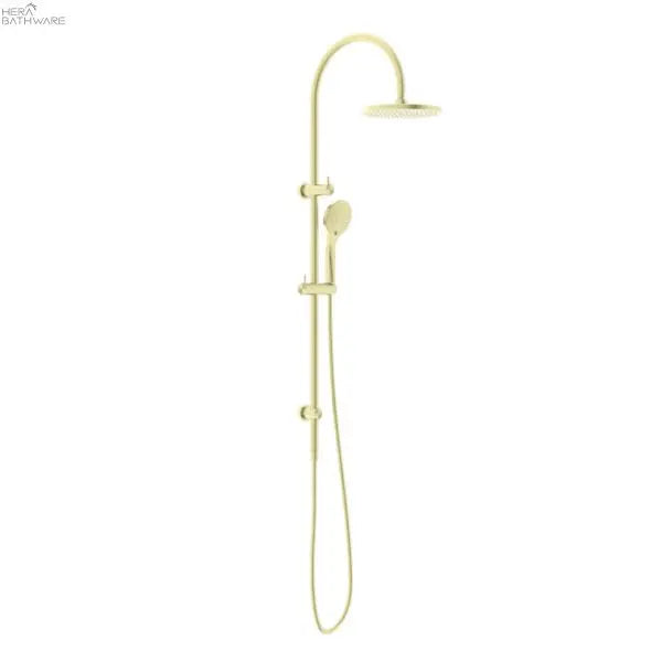 Nero MECCA Twin Shower with Air Shower - Brushed Gold 1113.75 at Hera Bathware