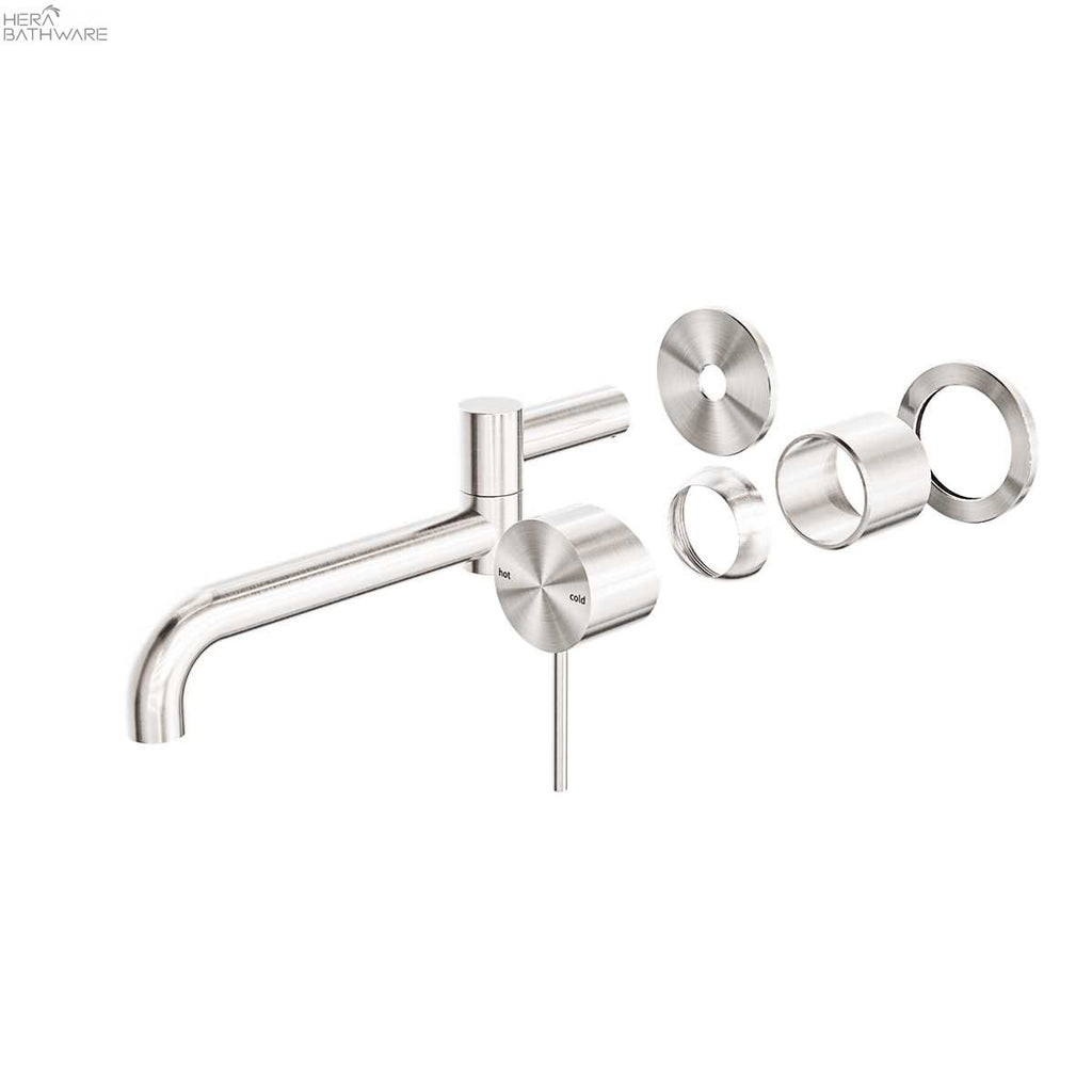 Nero MECCA WALL BASIN/BATH MIXER SWIVEL SPOUT 225MM TRIM KIT ONLY | Hera Bathware