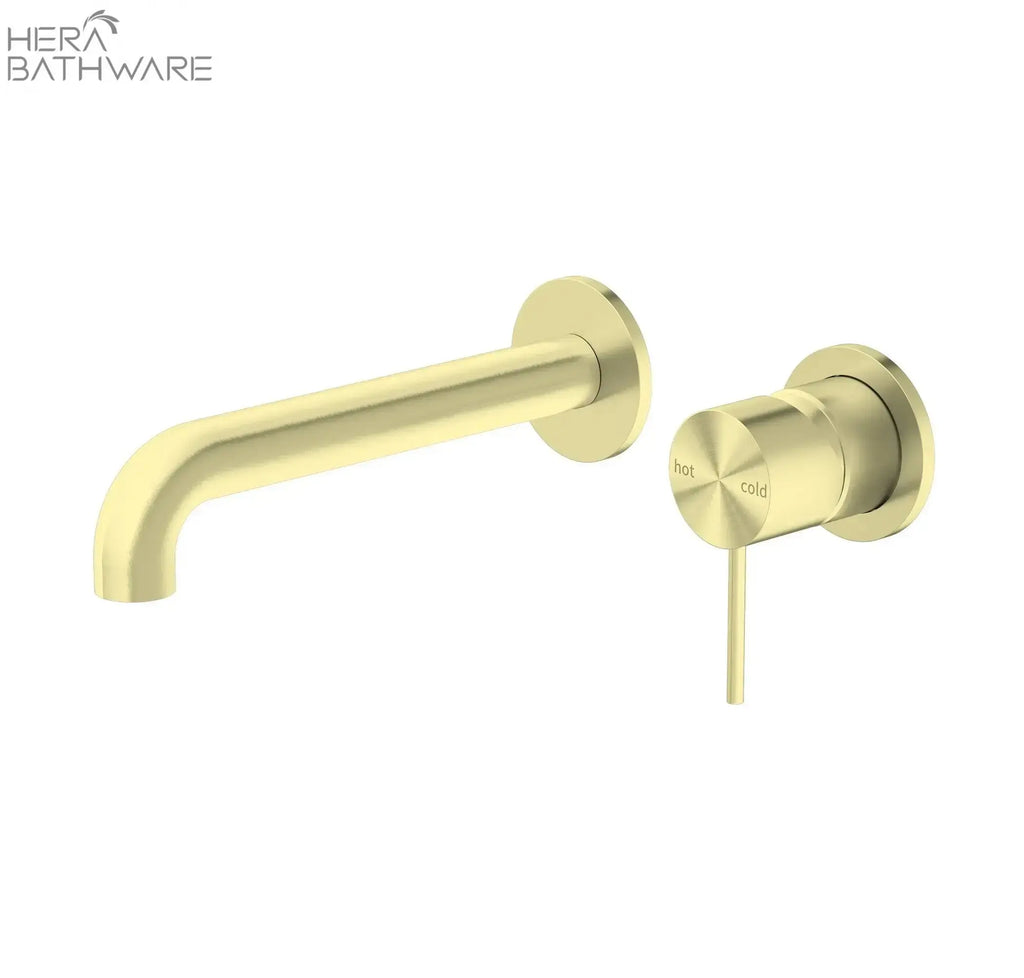 Nero Tapware MECCA Wall Basin Mixer Spout seperate 120-260mm | Hera Bathware