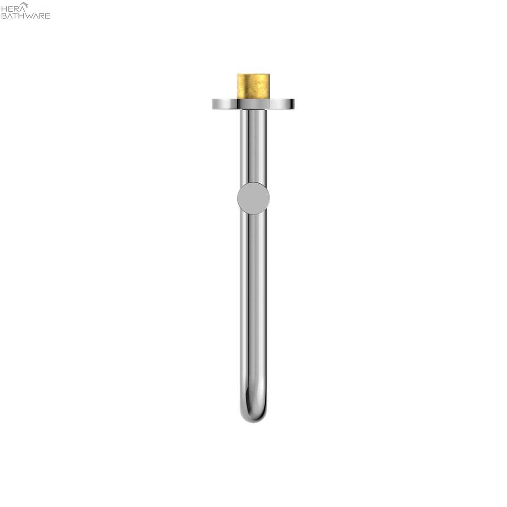 Nero MECCA WALL MOUNTED SWIVEL BASIN/BATH SPOUT 225MM | Hera Bathware