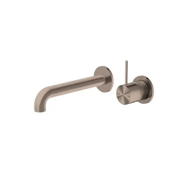 Nero Tapware MECCA Wall-Up Basin Mixer Spout seperate 120-260mm | Hera Bathware