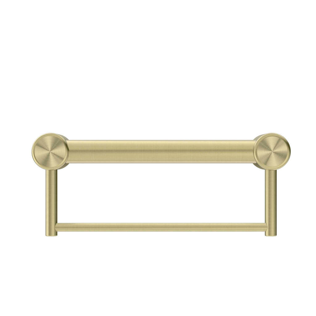 Nero Mecca Care 32mm Grab Rail with Towel Holder 300mm 0.00 at Hera Bathware