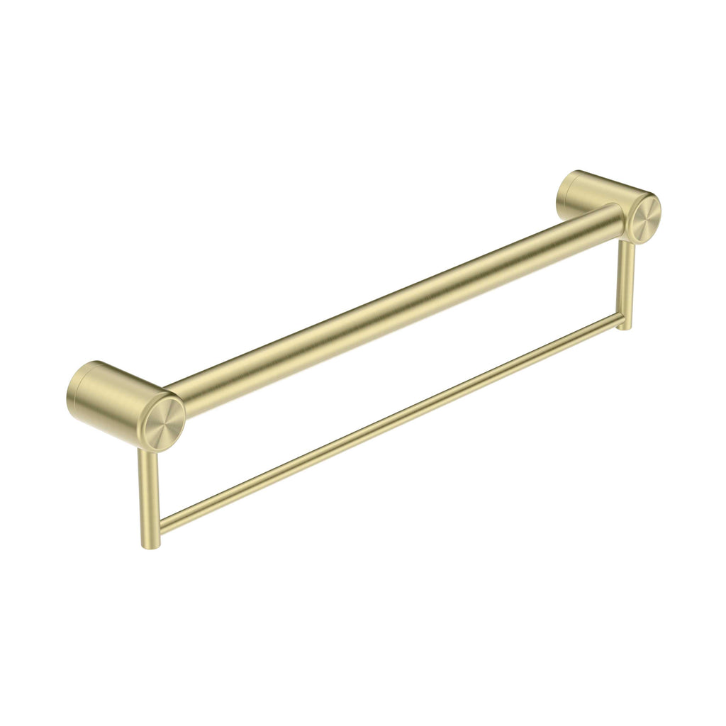 Nero Mecca Care 32mm Grab Rail with Towel Holder 600mm 0.00 at Hera Bathware