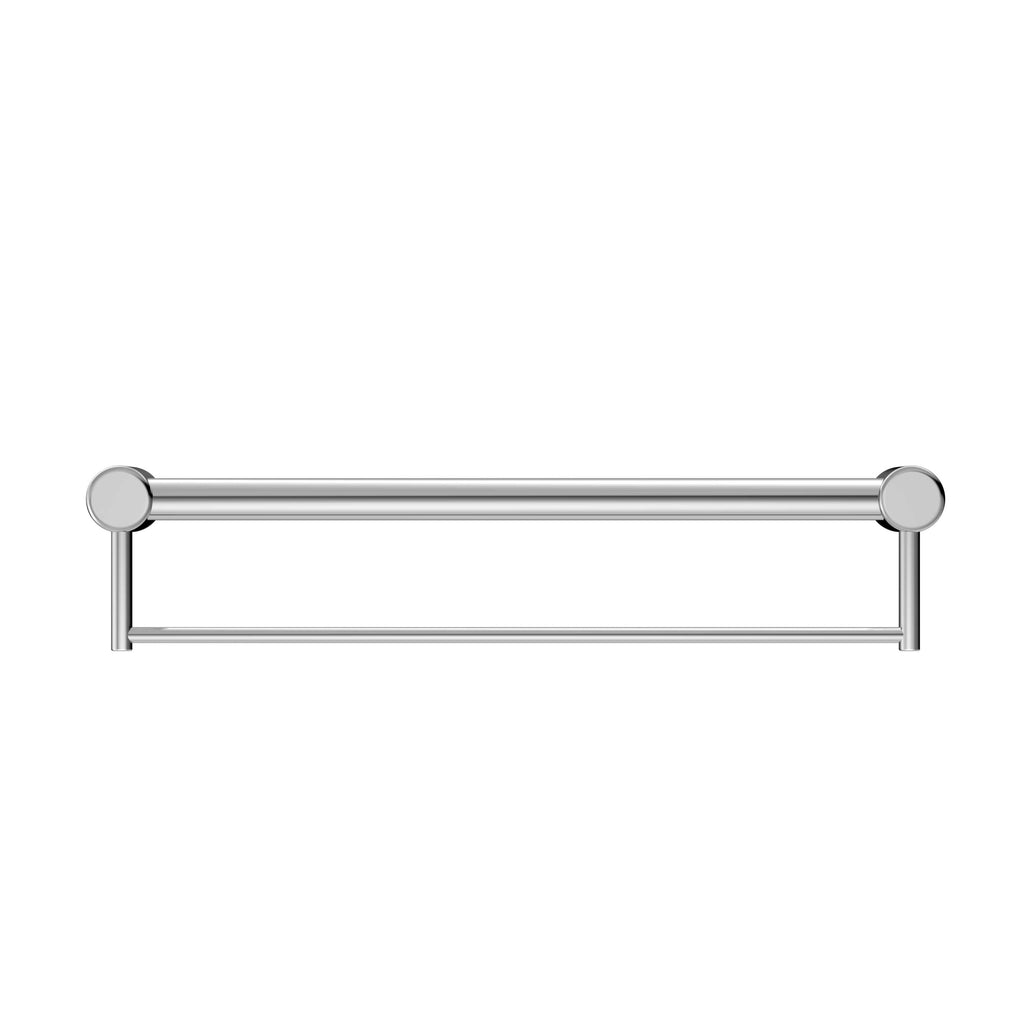 Nero Mecca Care 32mm Grab Rail with Towel Holder 600mm 0.00 at Hera Bathware