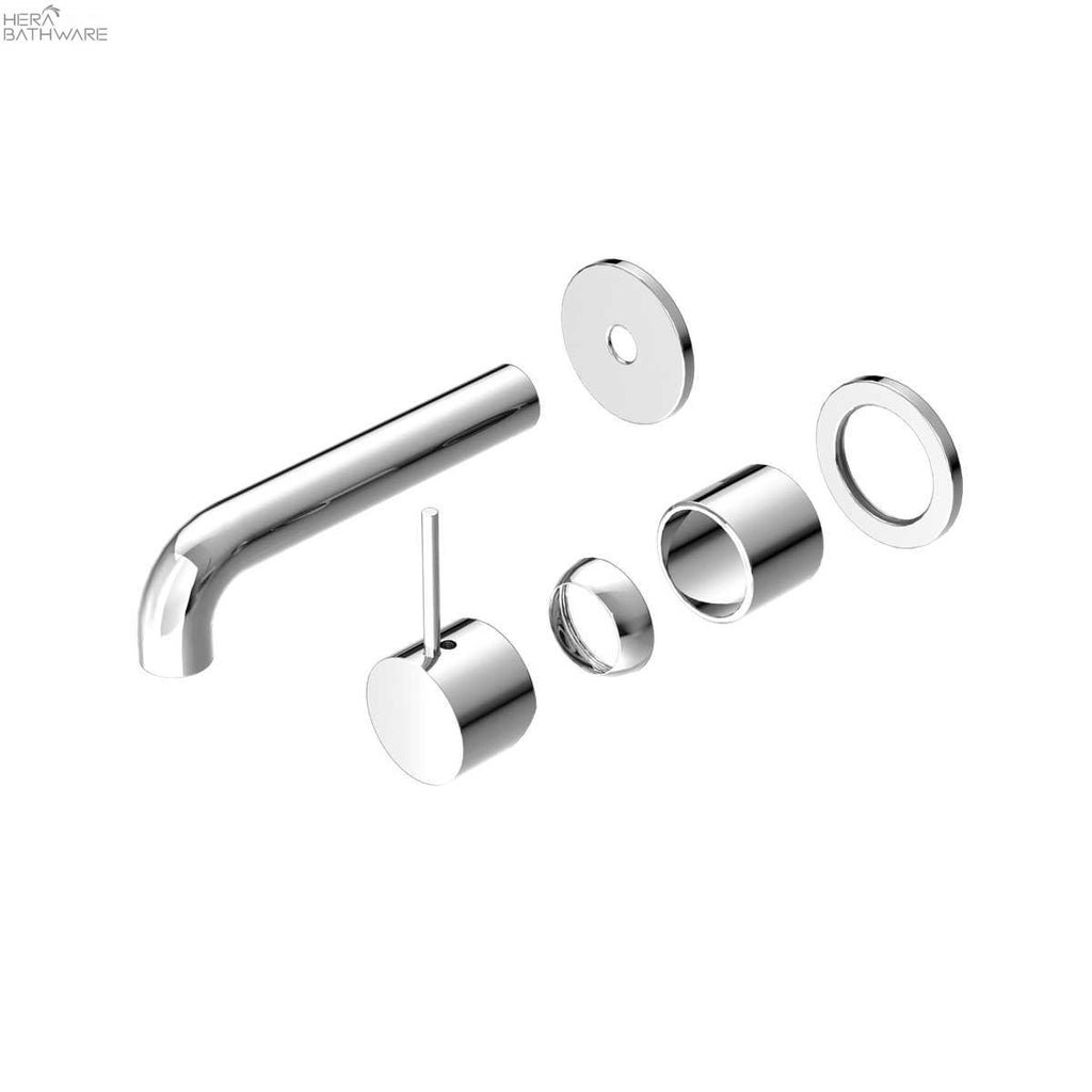 Nero Mecca Wall Basin/Bath Mixer with Seperate Plate 120mm Handle-up Trim Kits Only | Hera Bathware