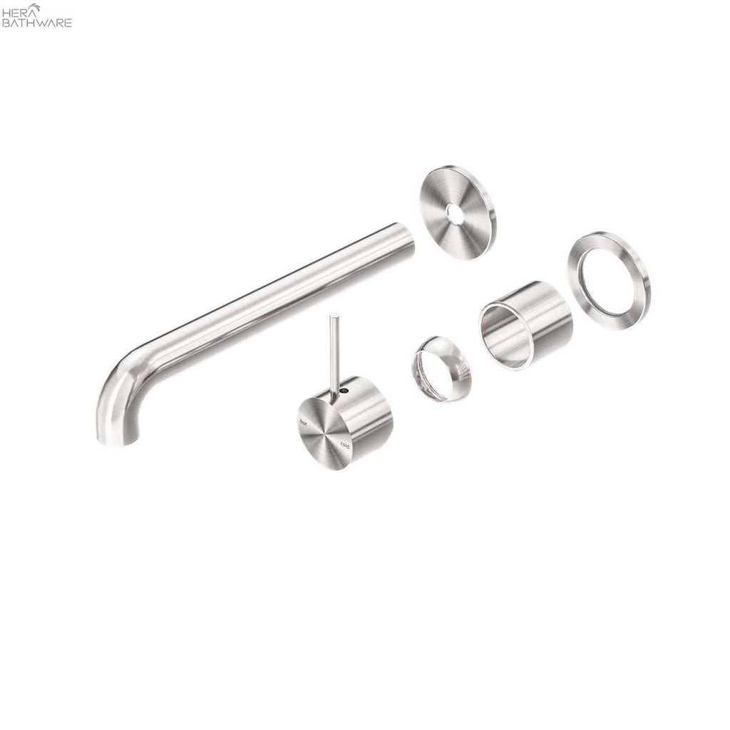 Nero Mecca Wall Basin/Bath Mixer with Seperate Plate 120mm Handle-up Trim Kits Only | Hera Bathware