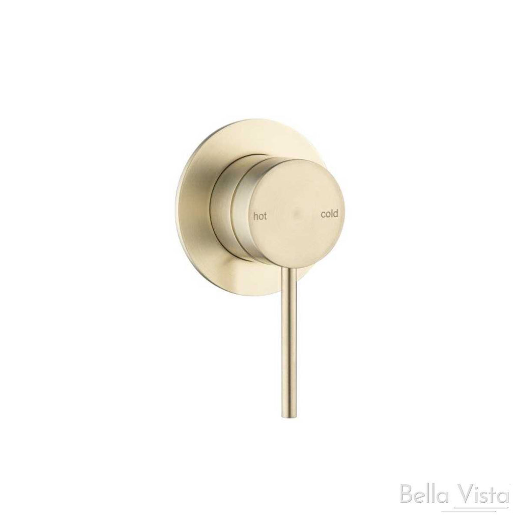 Bella Vista Mica Shower Mixer- Chrome, Black, Brushed Nickel, Gunmetal, French Gold  at Hera Bathware