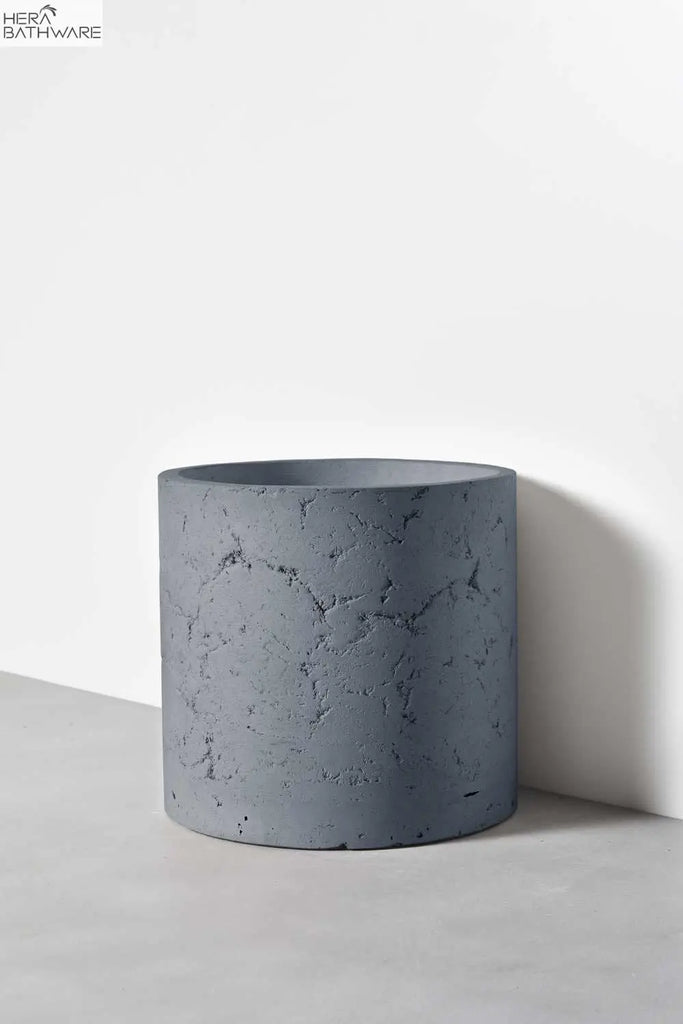 nood co. Millie Raw Basin (formerly Malta) (Copan Blue) | Hera Bathware