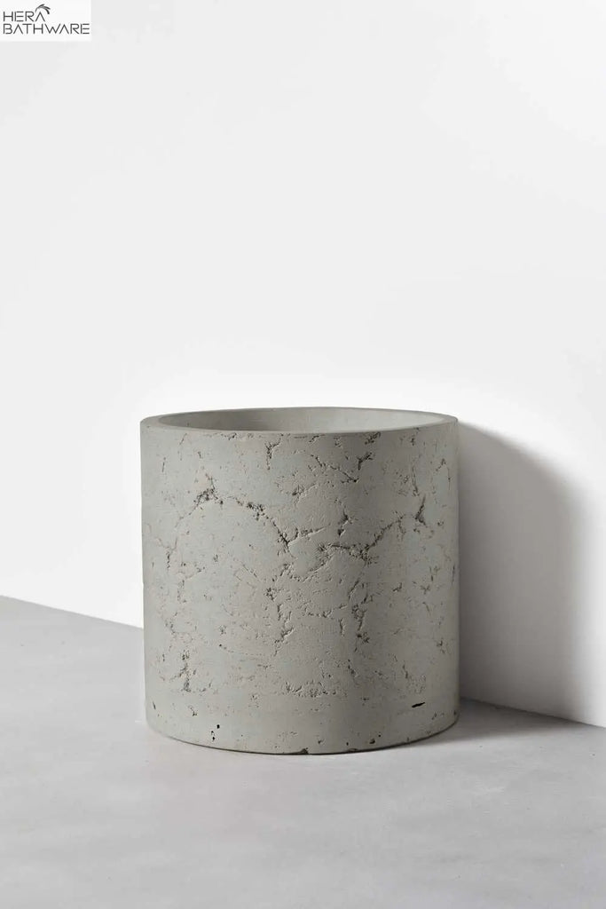 nood co. Millie Raw Basin (formerly Malta) (Sky Grey) | Hera Bathware