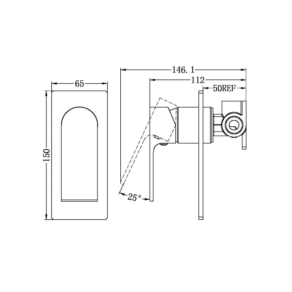 BIANCA Shower Mixer - Hera Bathware