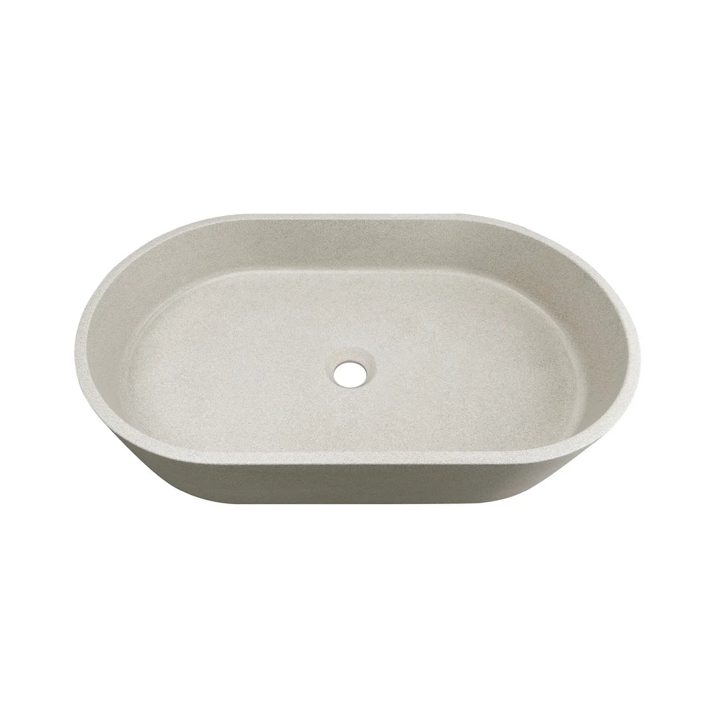 Otti Hudson Oval Concreate White Basin 600mm (Copy) | Hera Bathware