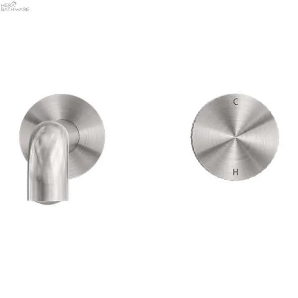 Nero Opal Progressive Wall Basin/Bath Mixer 120mm | Hera Bathware