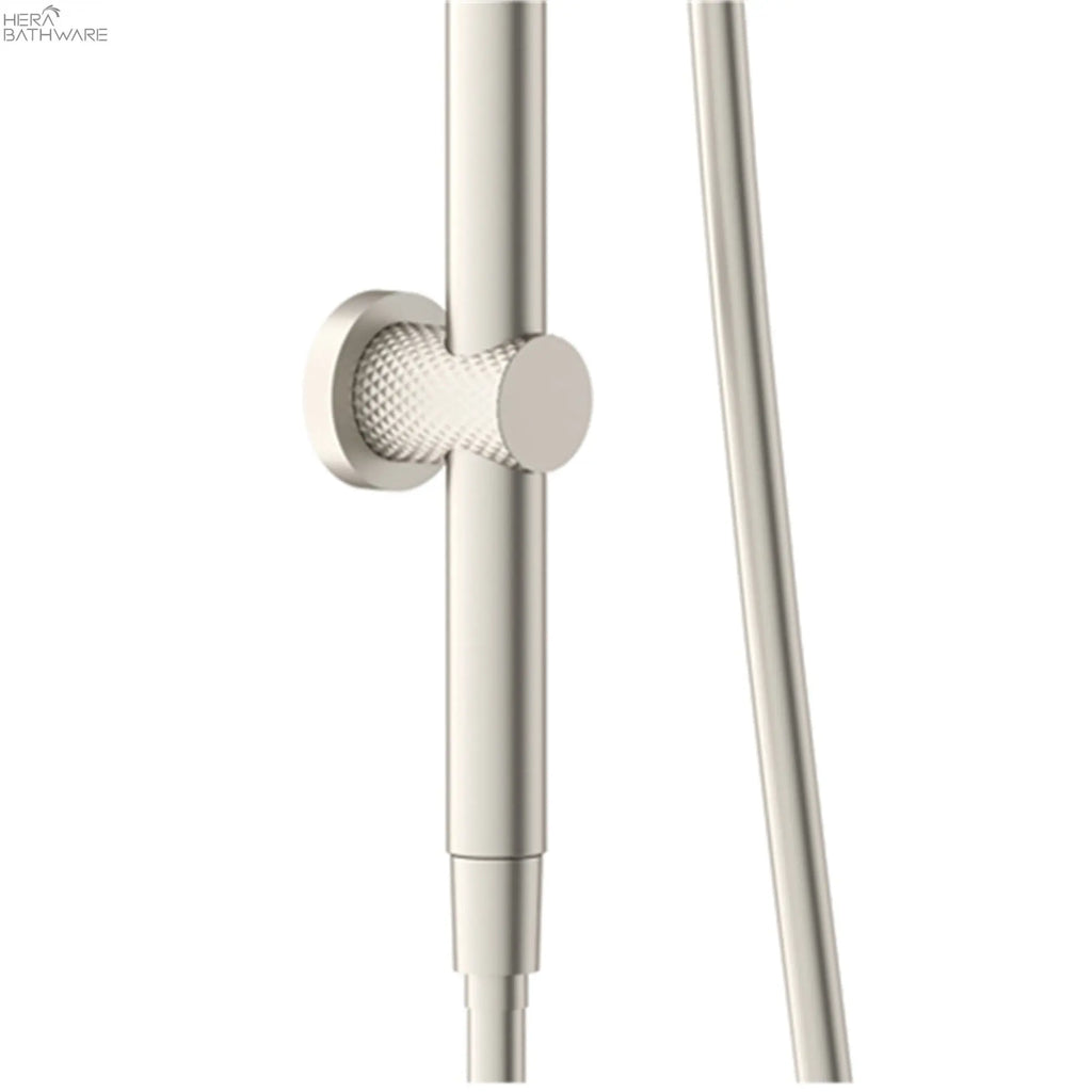 Nero Opal Twin Shower with Air Shower - Brushed Nickel 1113.75 at Hera Bathware