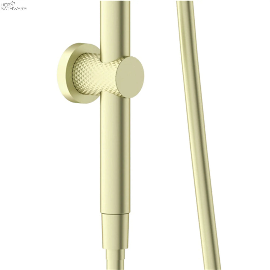 Nero Opal Twin Shower with Air Shower - Brushed Gold 1336.50 at Hera Bathware