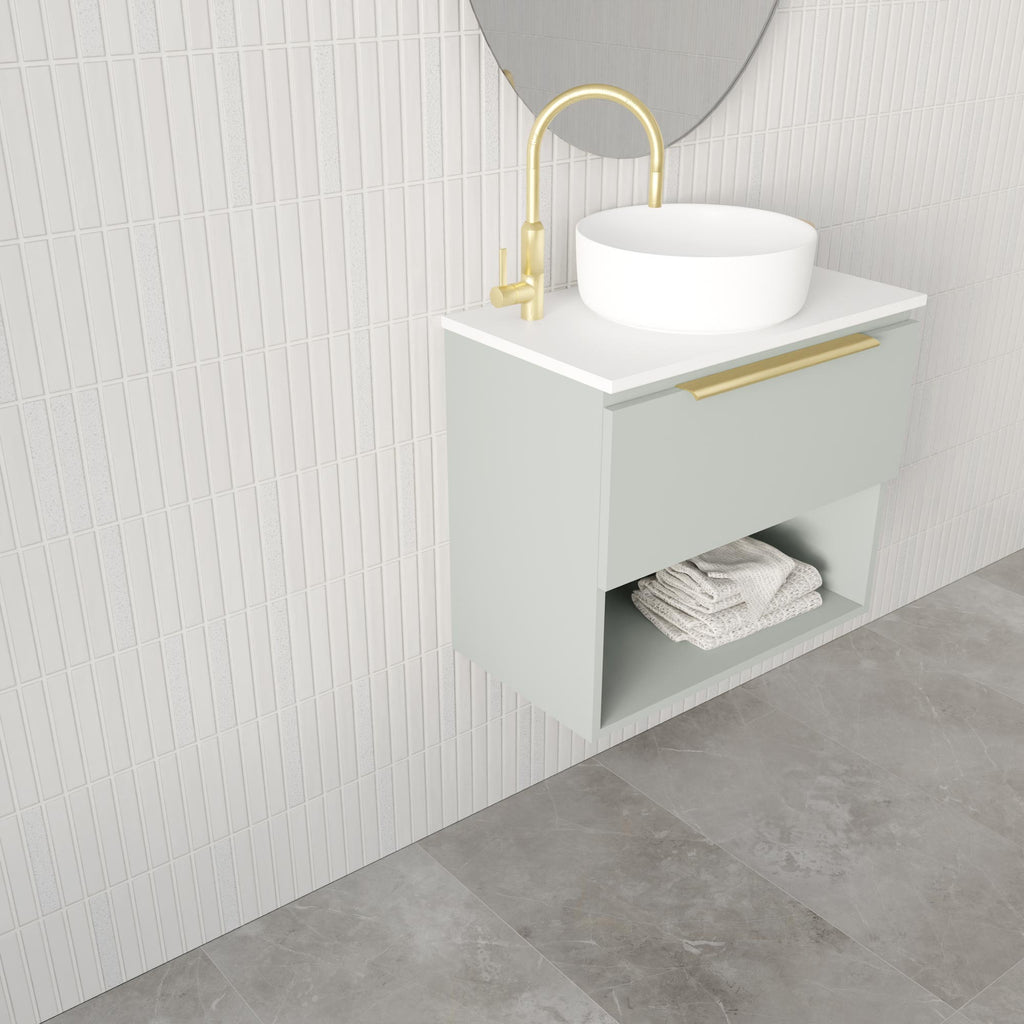 Oxford Ensuite Wall Hung Vanity 600/750/900mm - Hera Bathware