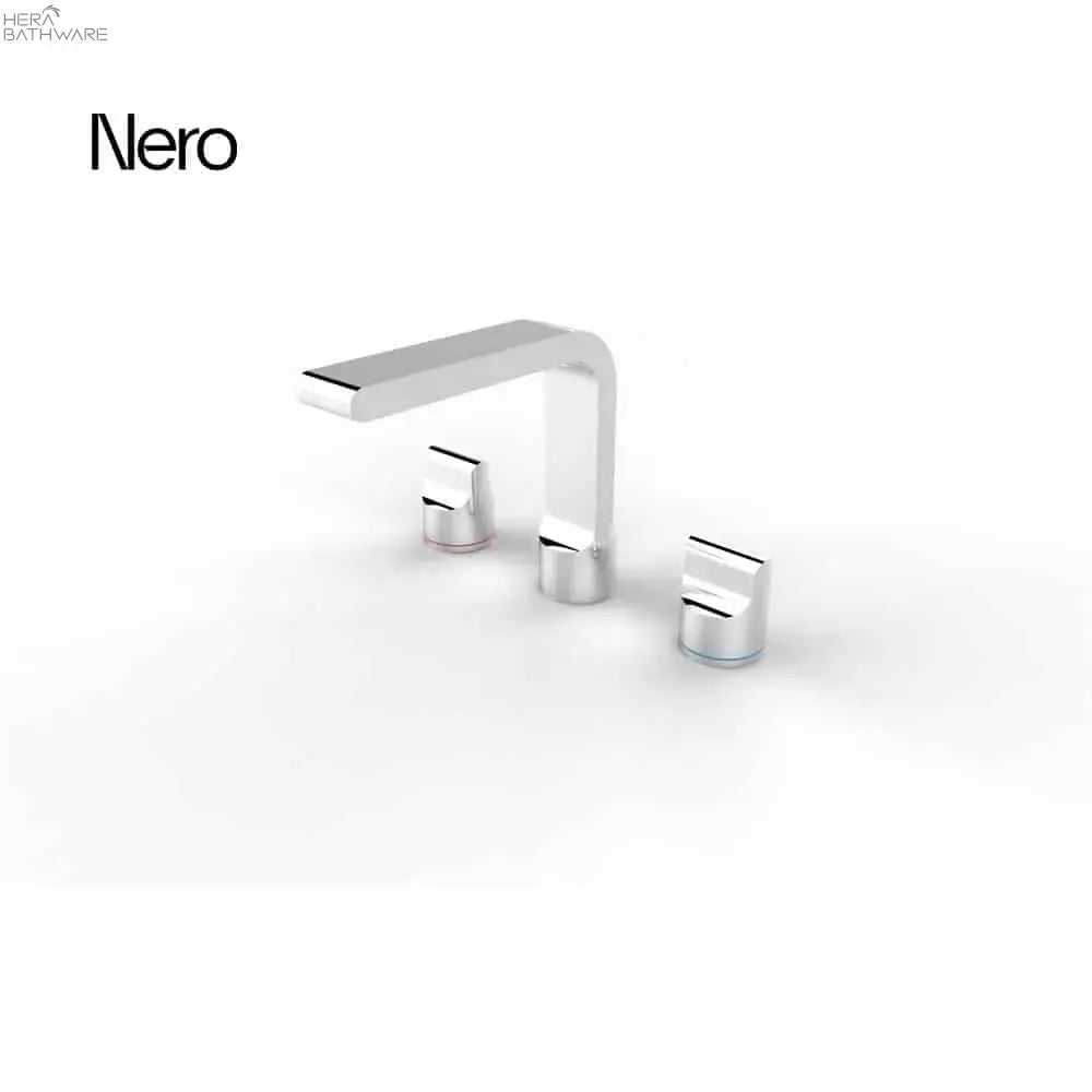Nero PEARL Basin Mixer Set - Chrome 338.58 at Hera Bathware