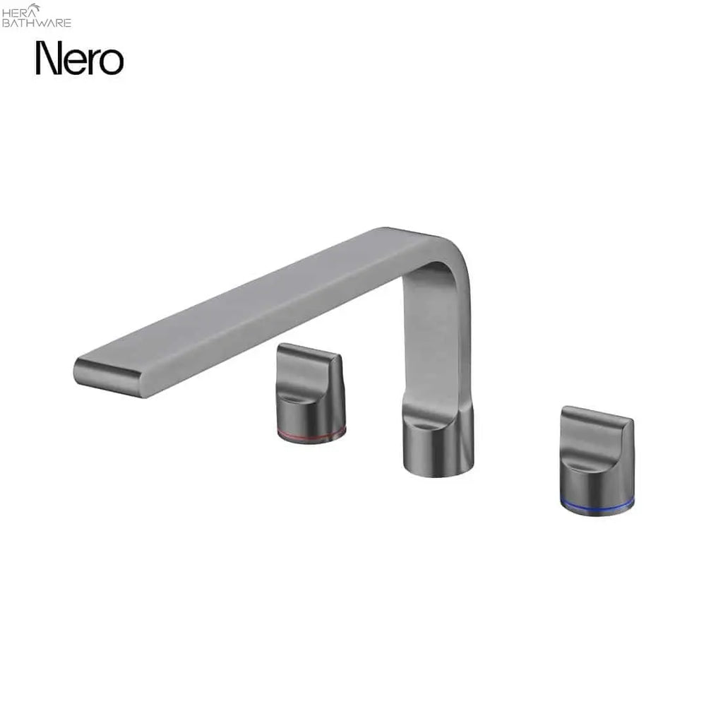 Nero PEARL Bath Set - Gun Metal 579.15 at Hera Bathware