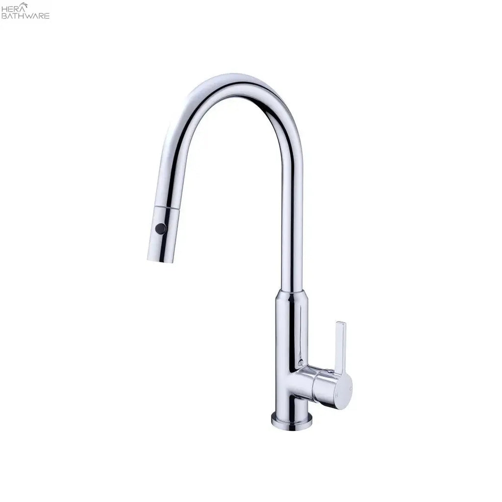 Nero PEARL Pull-Out Sink Mixer with Vegie spray function - Chrome  at Hera Bathware