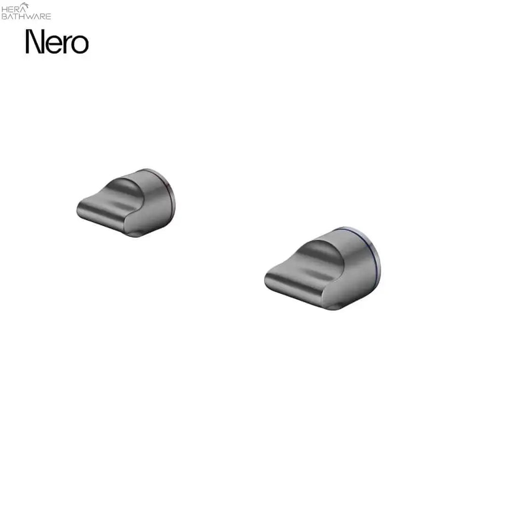 Nero PEARL Wall Top Assemblies - Gun Metal 267.30 at Hera Bathware