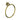 Aquaperla Pentro Brushed Yellow Gold Round Wall Mounted Round Hand Towel Ring 114.95 at Hera Bathware