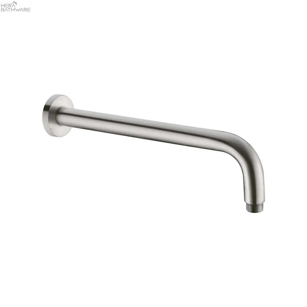 Nero ROUND Shower arm - Brushed Nickel 89.10 at Hera Bathware