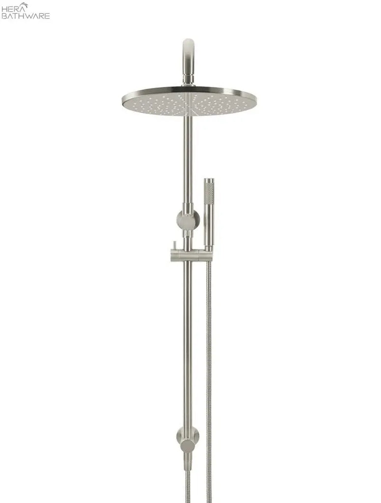 Meir Round Combination Shower Rail, 300mm Rose, Single Function Hand Shower | Hera Bathware
