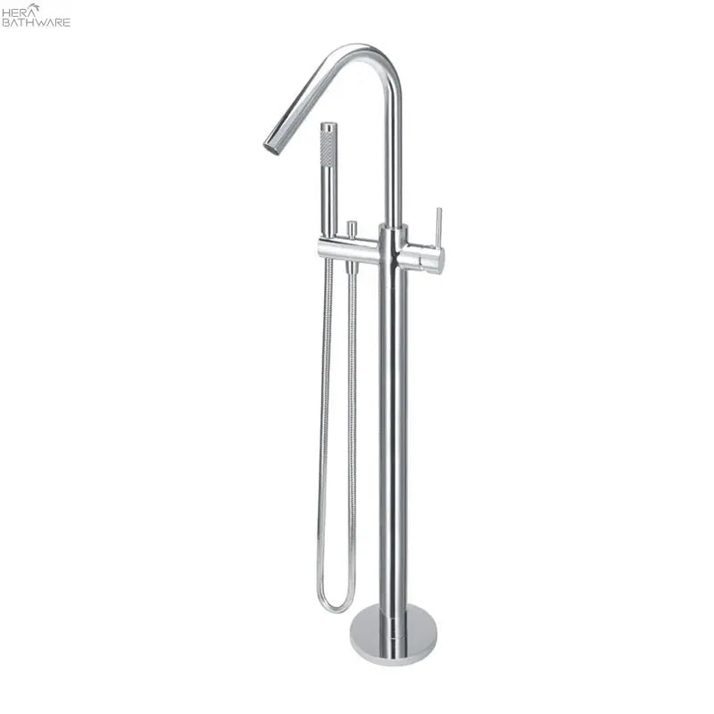 Meir Round Freestanding Bath Spout and Hand Shower | Hera Bathware