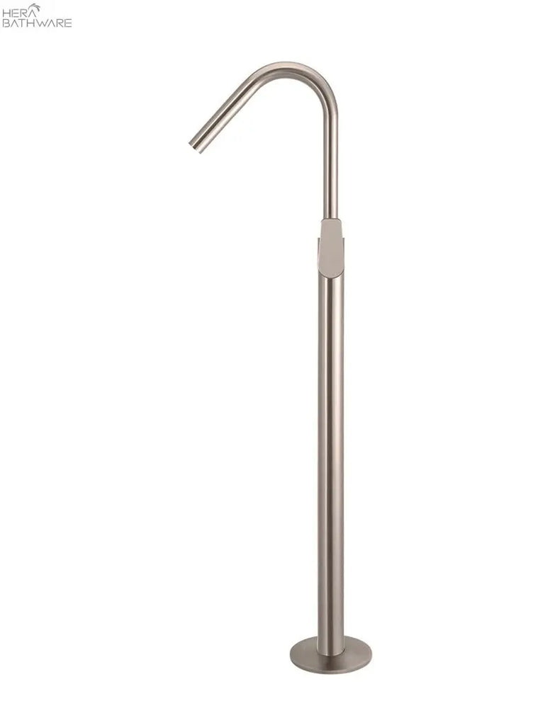 Meir Round Paddle Freestanding Bath Spout and Hand Shower | Hera Bathware