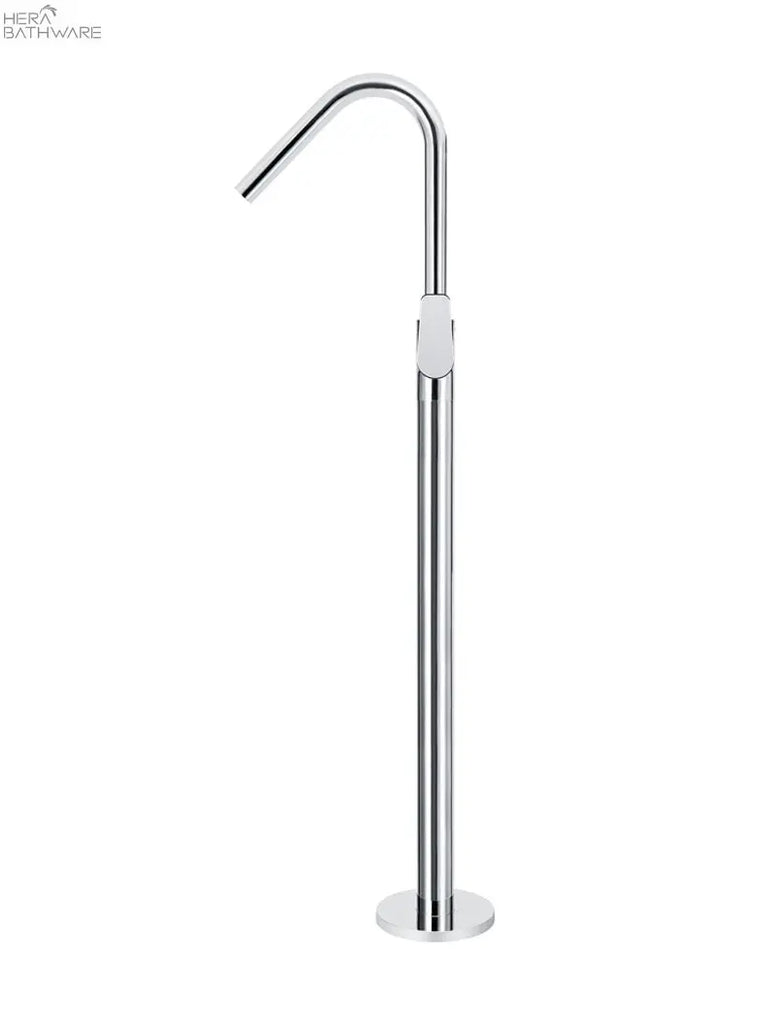 Meir Round Paddle Freestanding Bath Spout and Hand Shower | Hera Bathware