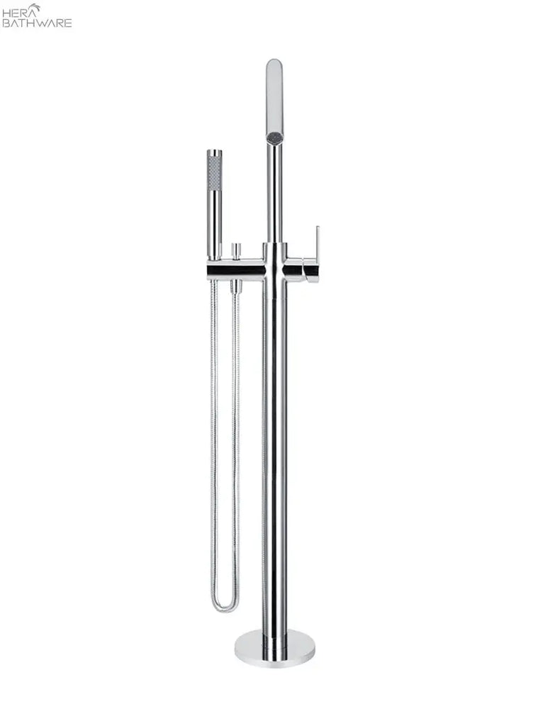 Meir Round Paddle Freestanding Bath Spout and Hand Shower | Hera Bathware