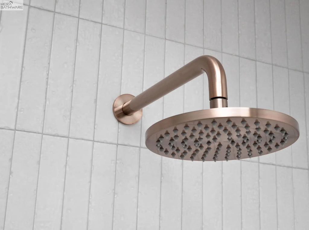 Meir Round Shower Rose 200mm | Hera Bathware