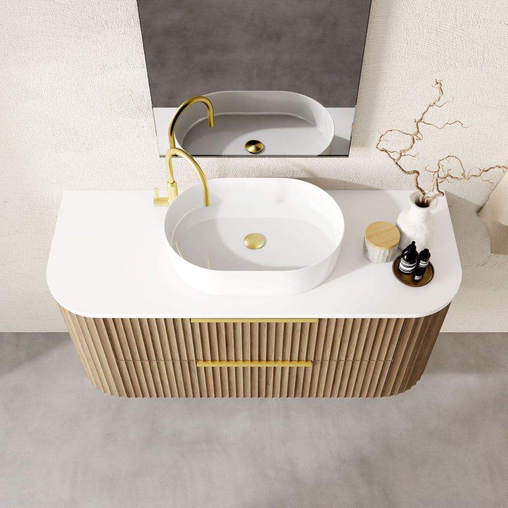 1 Drawers | The Shore Bathroom Wall Hung Vanity 750/900/1200/1500/1800mm - Hera Bathware