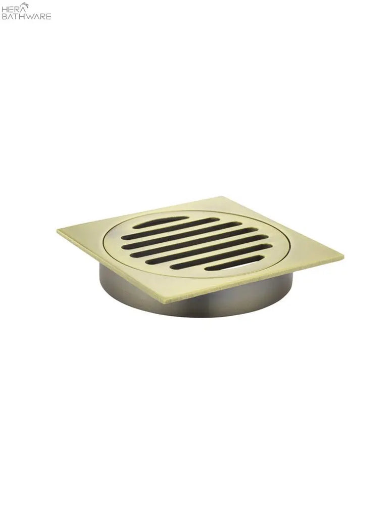Meir Square Floor Grate Shower Drain 100mm outlet | Hera Bathware
