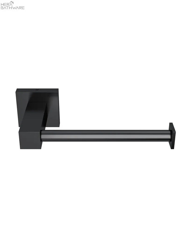 Meir Square Toilet Roll Holder - Matte Black | Hera Bathware