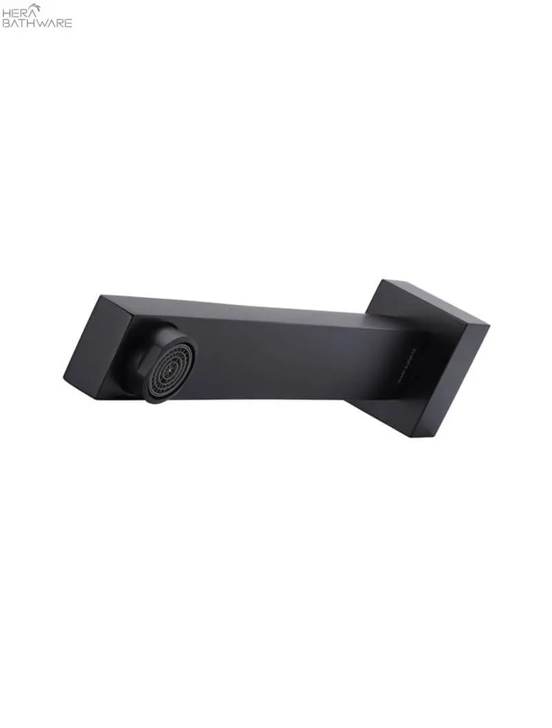 Meir Square Wall Spout - Matte Black | Hera Bathware