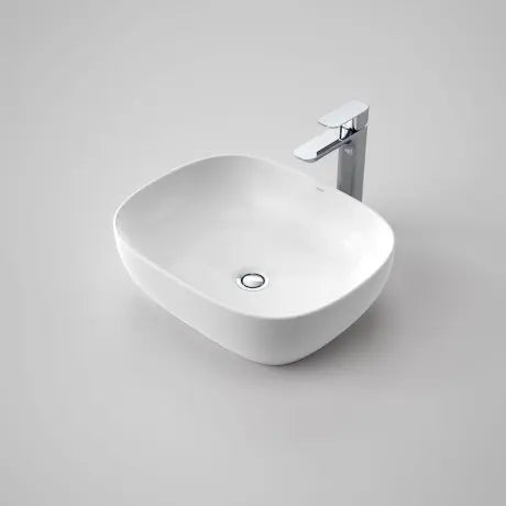 Aulic TRIBUTE ABOVE COUNTER BASIN - CURVED RECTANGLE 480MM 217.55 at Hera Bathware