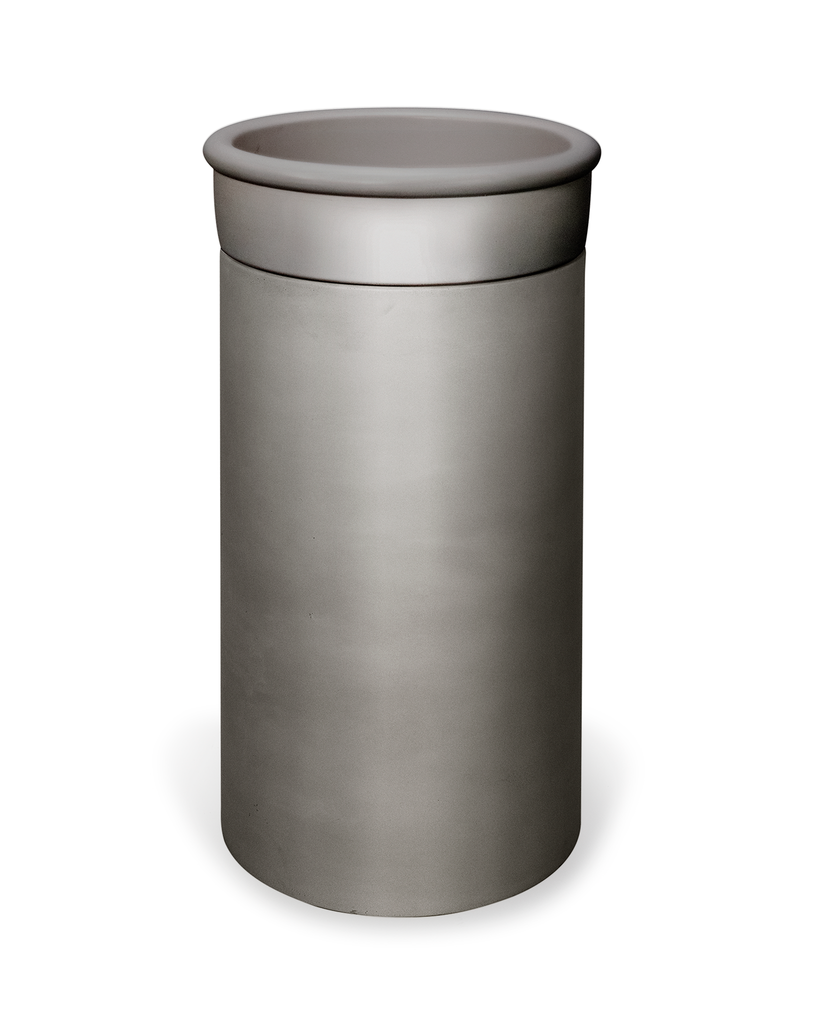 Noodco Australia Cylinder - Tubb Basin (Mid Tone Grey) | Hera Bathware