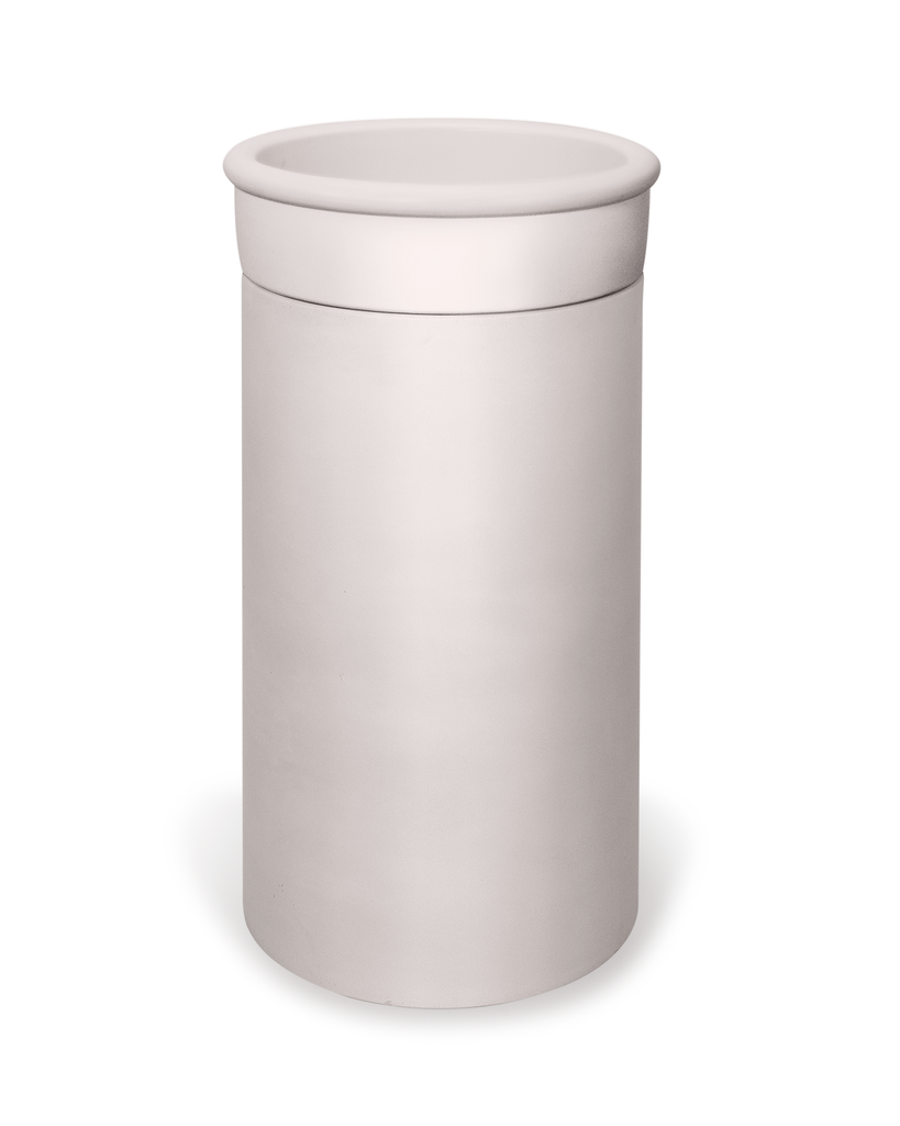 Noodco Australia Cylinder - Tubb Basin  (Morning Mist) | Hera Bathware