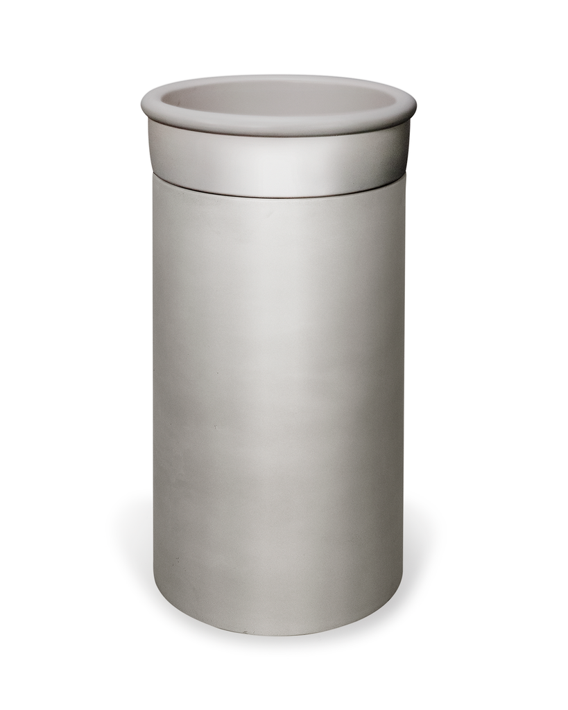 Noodco Australia Cylinder - Tubb Basin (Sky Grey) | Hera Bathware